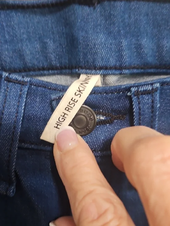 rag & bone Women’s Pull-On Skinny Jeans in Mid Blue NWT Size 24 - Picture 5 of 8